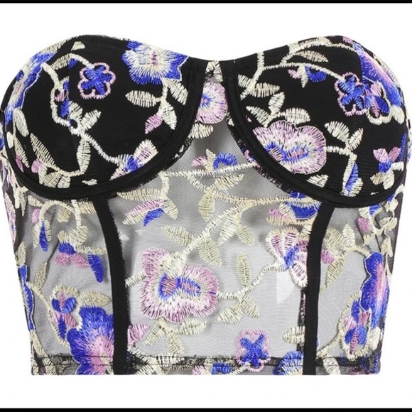 🌸 ZSA ZSA Mesh Sexy Tube Top Corset 💫 - Picture 9 of 10